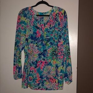 Lily Pulitzer Elsa Silk Top